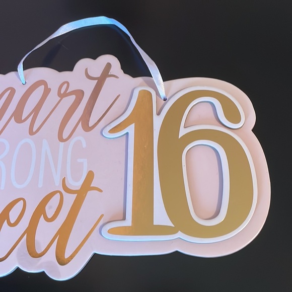 Sweet 16 Birthday Sign - Picture 3 of 6